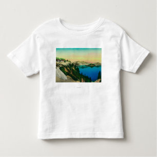 Crater Lake Lodge over het meer Kinder Shirts