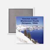 Crater Lake National Park Oregon USA Travel Magnet (Recto/Verso)