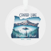 Crater Lake National Park Souvenir Cadeau (dos)