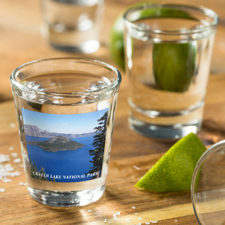Crater Lake National Park Travel Photo Shot Glas