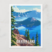 Crater Lake National Park, Verenigde Staten Briefkaart (Voorkant)