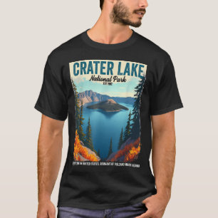 Crater Lake National Park Wandelen Kamperen Wandel T-shirt