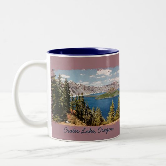 Crater Lake Oregon Coffee Mug (Gauche)