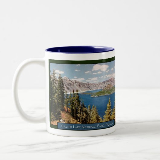 Crater Lake Oregon Coffee Mug (Gauche)