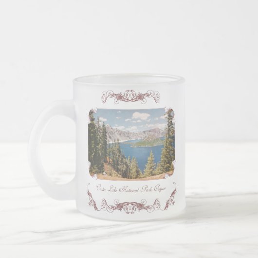 Crater Lake Oregon Gelé Café Mug (Gauche)