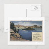 Crater Lake, Oregon - Observatie Briefkaart (Voorkant / Achterkant)