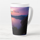 Crater Lake Oregon Sunset Tall Mug (Angle droit)