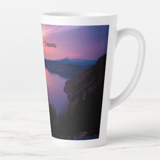 Crater Lake Oregon Sunset Tall Mug (Droite)