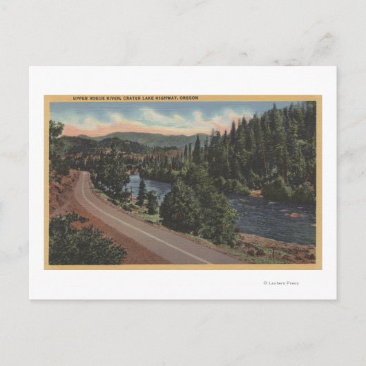 Crater Lake, Oregon - Upper Rogue Briefkaart (Voorkant)