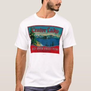 Crater Lake Pear Crate LabelMedford, OF T-shirt