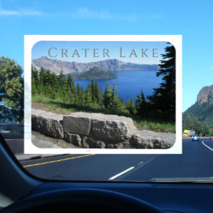Crater Lake, Rim Village View, National Park, OR Magneet