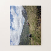 Cratère de volcan de Pululahua, puzzle de (Vertical)