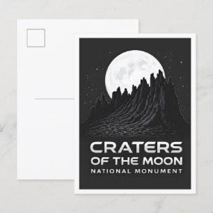 Craters of the moon National Monument Idaho Reizen Briefkaart
