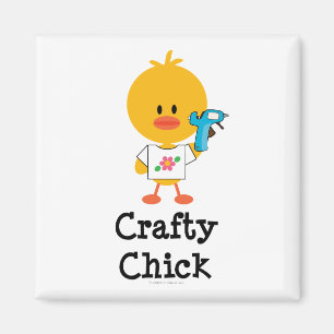 Craty Chick Magnet Magneet