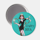 Craty DIVA magnet Magneet (Voorkant / Achterkant)