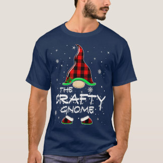 Craty Gnome Buffalo Pset Matching Family Christm T-shirt