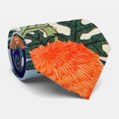 Cravate ア ザ ミ に 小 鳥, 北 Oiseau et Chardon, Hokusai, Ukiyo-e (Roulé)