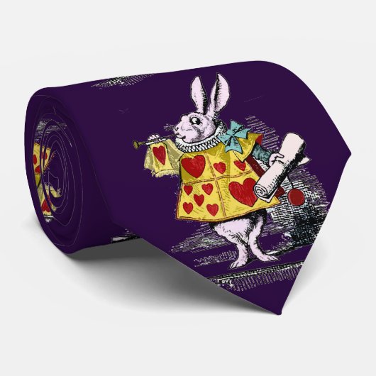 Cravate ギ d'Alice, "Alice's Adventures in Wonderland" イ (Roulé)