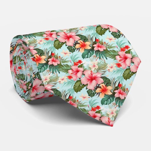 CRAVATE 上品な花柄ストライプ (Roulé)