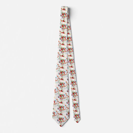CRAVATE 和柄の着物、鶴、白と青と赤、シームレス柄 (Devant)