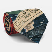 Cravate 女 と 眠 猫, 芳 Femme et Chat couché, Kuniyoshi (Roulé)