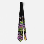 CRAVATE 小鳥と花の浮世絵風柄アート (Devant)