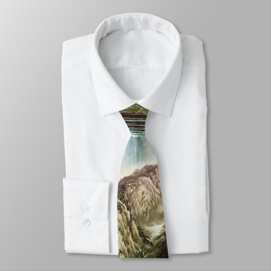 CRAVATE 日本の伝統的な風景画の色使い (Attaché)