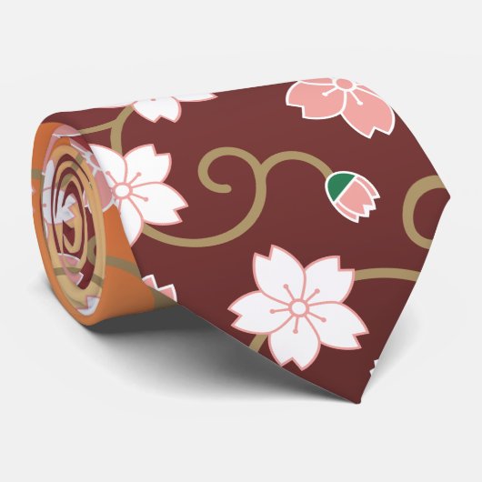 CRAVATE 桜唐草 (Roulé)