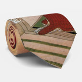 Cravate 桜 の 花 女, 章 Fleurs de cerisiers et une femme, Shuns (Roulé)