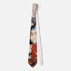 Cravate 猫の髑髏模様, motif de crâne de 国芳 fait de chats, Ukiyoe