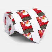 CRAVATE 花札 坊主 八月 紅葉 (Roulé)