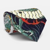 Cravate 龍虎, 豊国 Dragon & Tiger, Toyokuni, Ukiyo-e (Roulé)