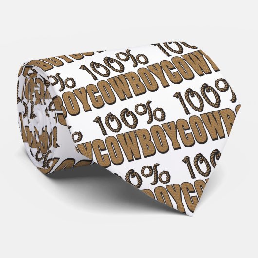 Cravate 100 % Cowboy (Roulé)