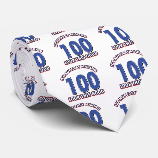 Cravate 100th conceptions d'anniversaire (Roulé)