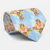 Cravate 100th Pavé rond de logo, 100th pavé rond de logo,… (Roulé)