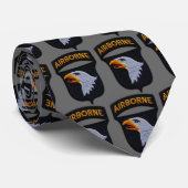 Cravate 101e division aéroportée hurlant des Aigles Ancien (Roulé)