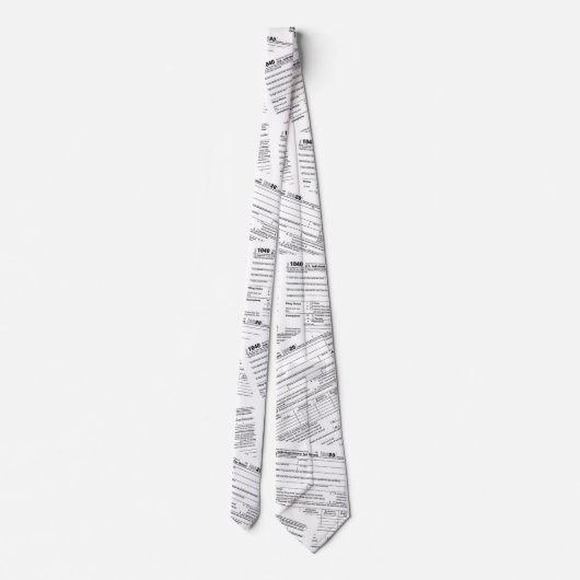 Cravate 1040 Formulaires fiscaux pour 2020 (Dos)