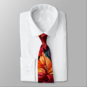 Cravate #10 Motif floral (Attaché)