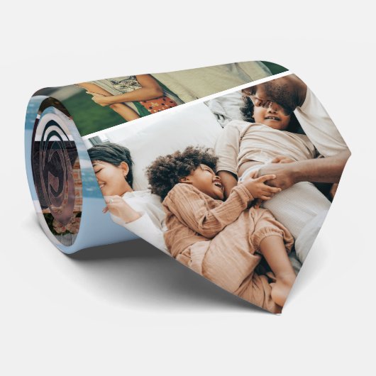 Cravate 10 Photo Collage (Roulé)