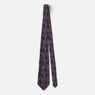 Cravate 120115 - Noir sur Mauve b38fb1