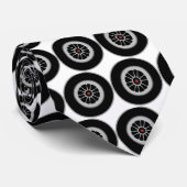 Cravate 12 Racing Cars - Audi R8, Ferrari F1, Lotus 72... (Roulé)