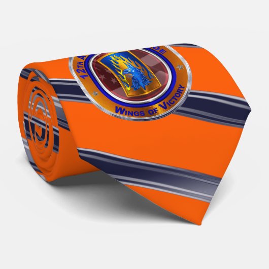 Cravate 12e brigade d'aviation de combat (Roulé)