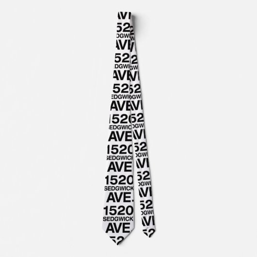 CRAVATE 1520 SEDGWICK AVE. (Devant)