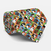 Cravate 16 profils de Nord-américain Raptor (carrelés) (Roulé)