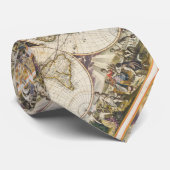 Cravate 1702 une nouvelle carte du monde (Roulé)