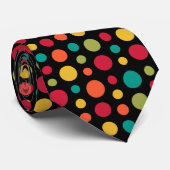 Cravate 180115 - Couleurs 02 - sur Noir (Roulé)