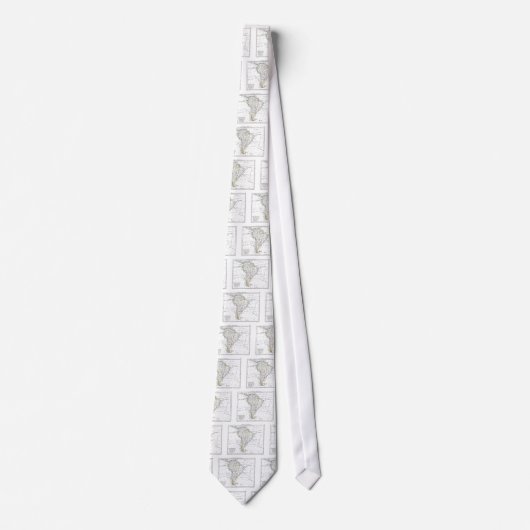 Cravate 1806 carte - L'Amérique Méridionale (Devant)