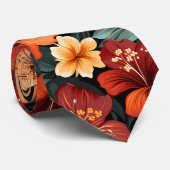 Cravate #18 Motif floral (Roulé)