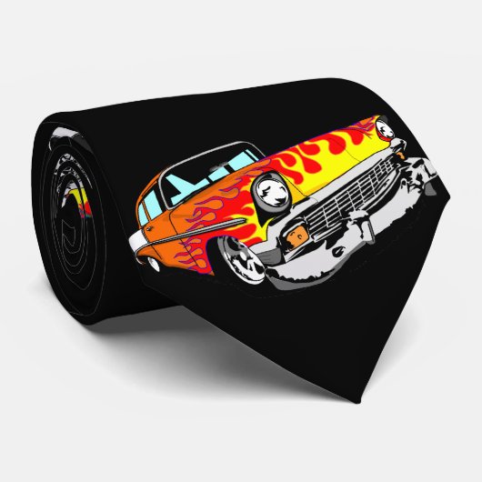 Cravate 1956 flambée (Roulé)