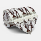 Cravate 19ème C. Pêcheur et mérou de Goliath (Roulé)